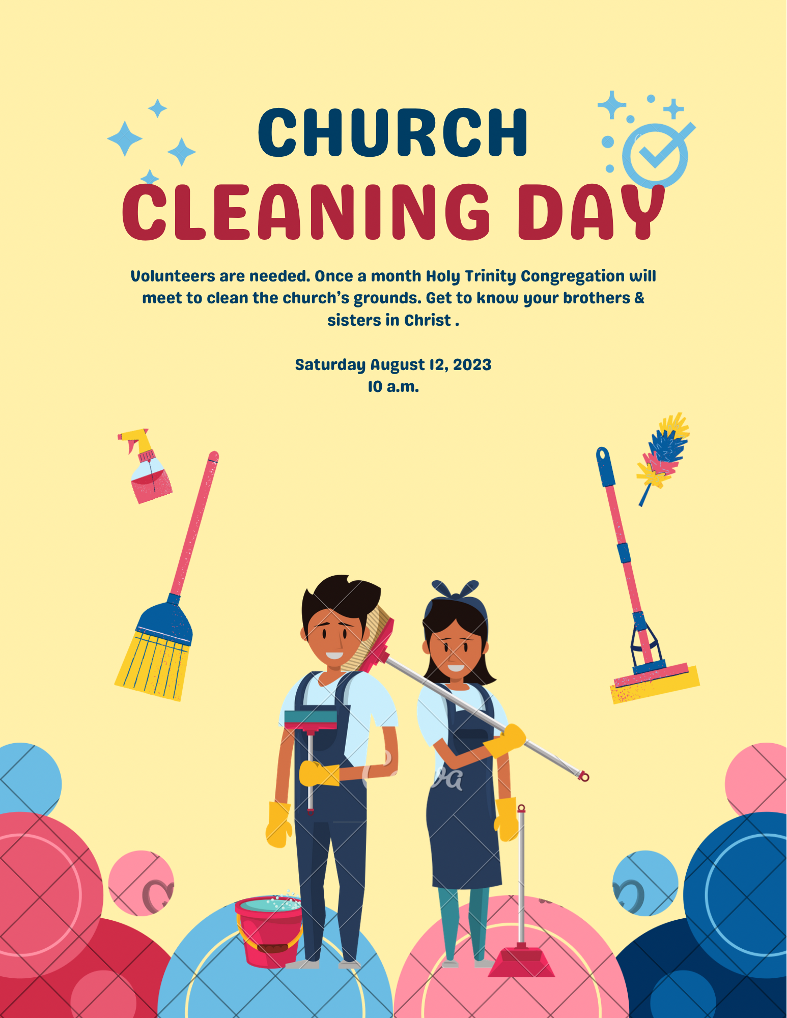 Church Cleaning Day – Holy Trinity Russian Orthodox Church